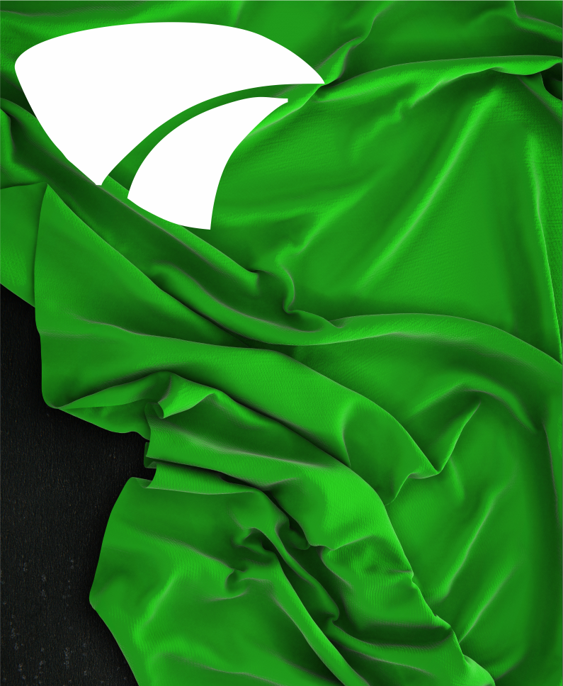 fahnenmaterial green huebscher